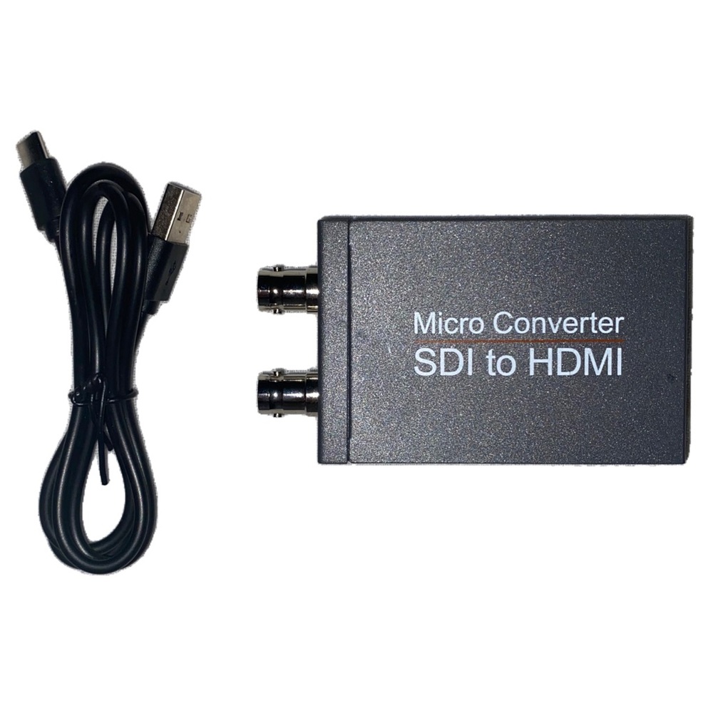 Micro Converter SDI to HDMI w/SDI Loop Out 1080p Video Audio BNC to HDMI Adapter